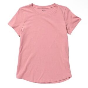 Madewell Vintage Crewneck Cotton T-Shirt Size XXS in Weathered Berry